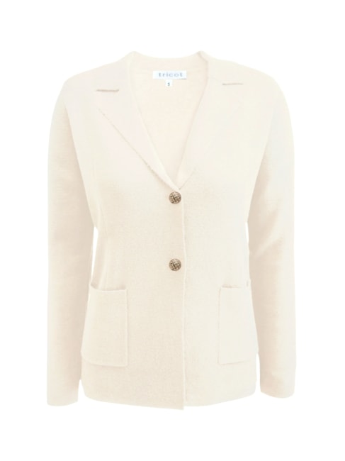 Gerd Merino Wool Blazer White