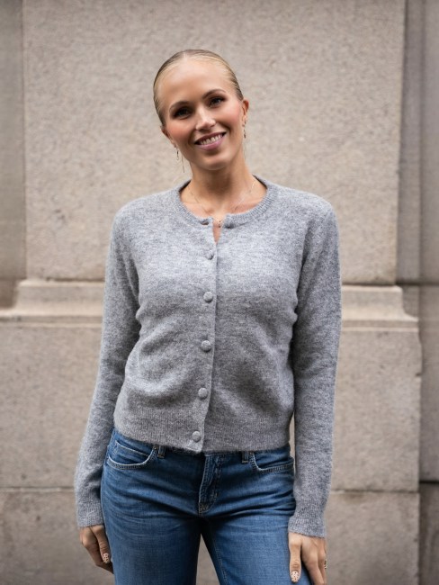 Marie Wool Cardigan Husky