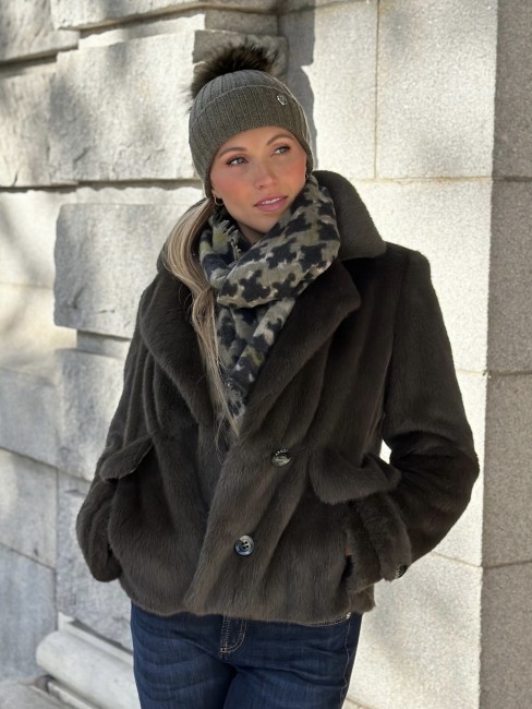 Abby Short Coat Silt