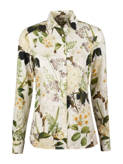 Sofie Shirt Green pattern