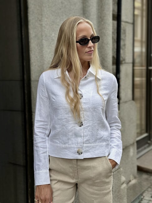 Chioma Blazer Pure White