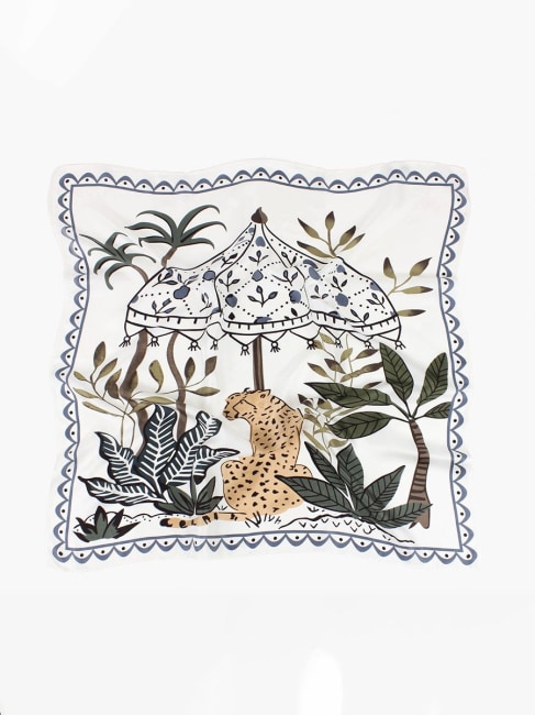 Iris Silkeskjerf Off White