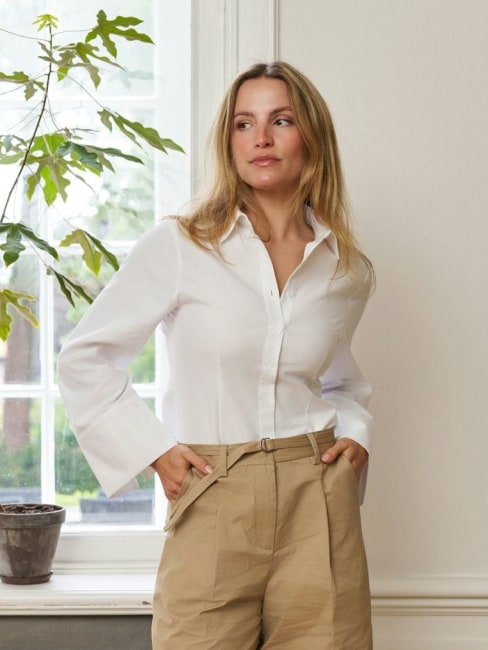 Rosa Oxford Shirt White