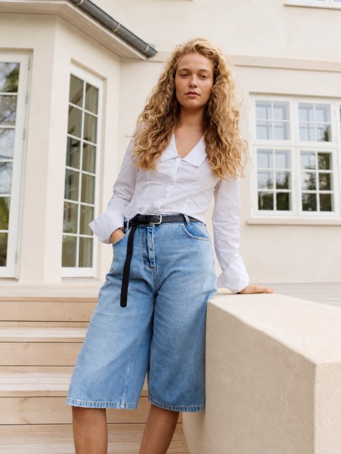 Anora Bermuda Light Blue Denim