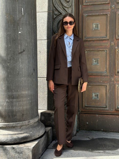 Elly blazer Chocolate
