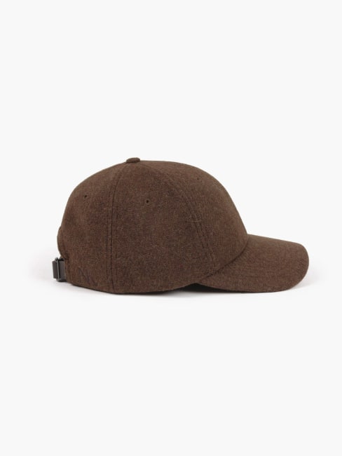 Synne Wool Caps Dark Brown