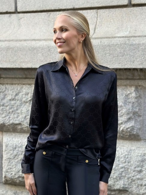 Kornelia Shirt Black pattern
