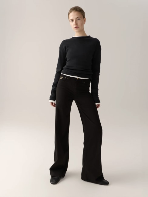 Palazzo Lea Soft Colour Black