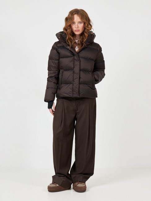 Angelika Down Jacket Dark Brown