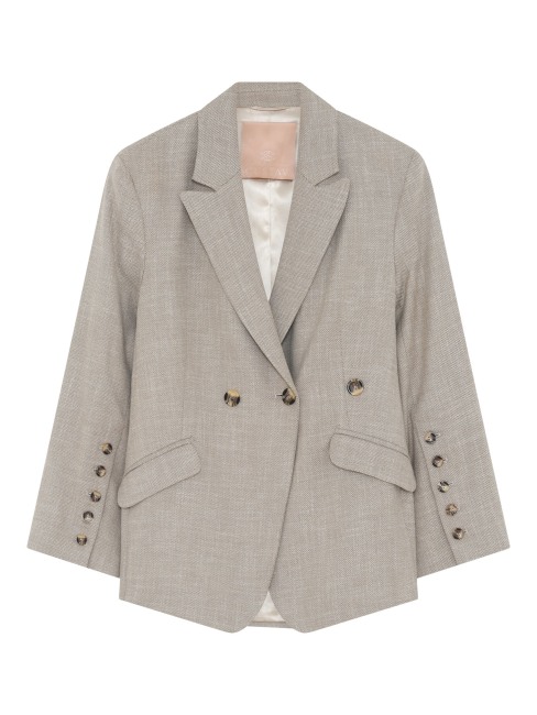 Stacie, blazer Sand Stone