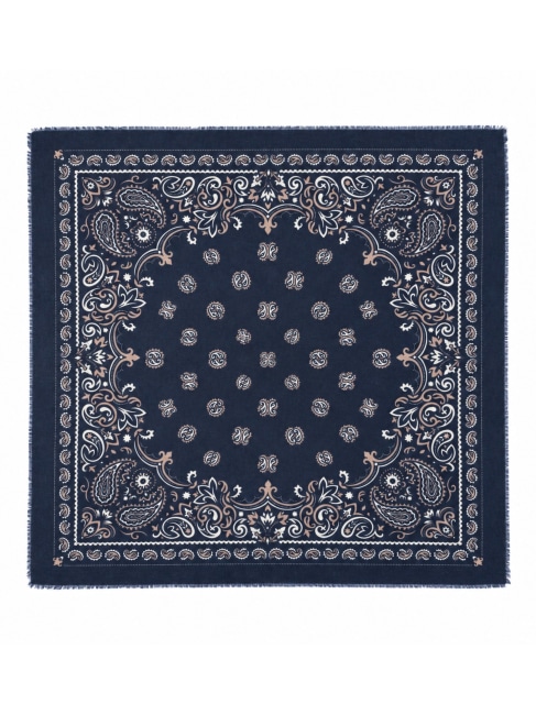 El Paso Bandana Scarf Dark Blue