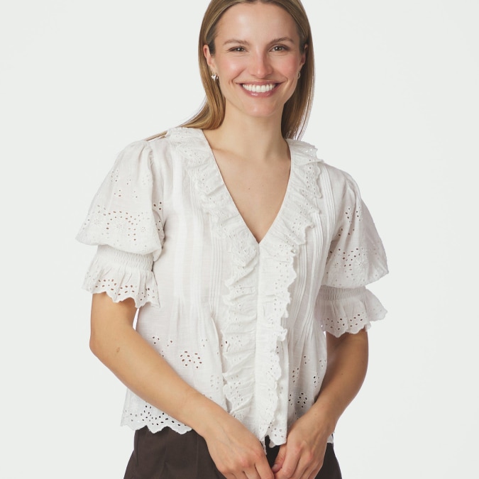 Talise Emb Blouse