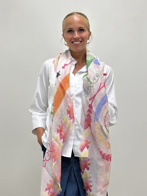 Indie Sleaze Scarf Multicolour