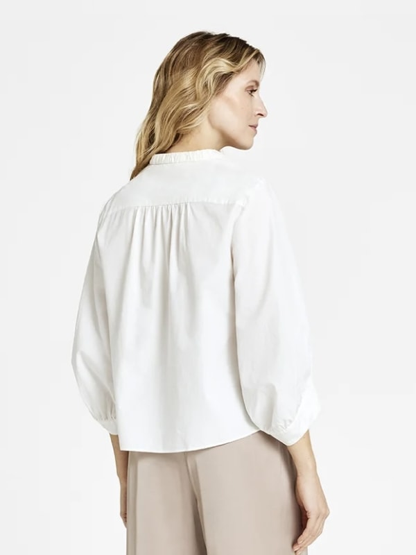 Carmen blouse Bright White