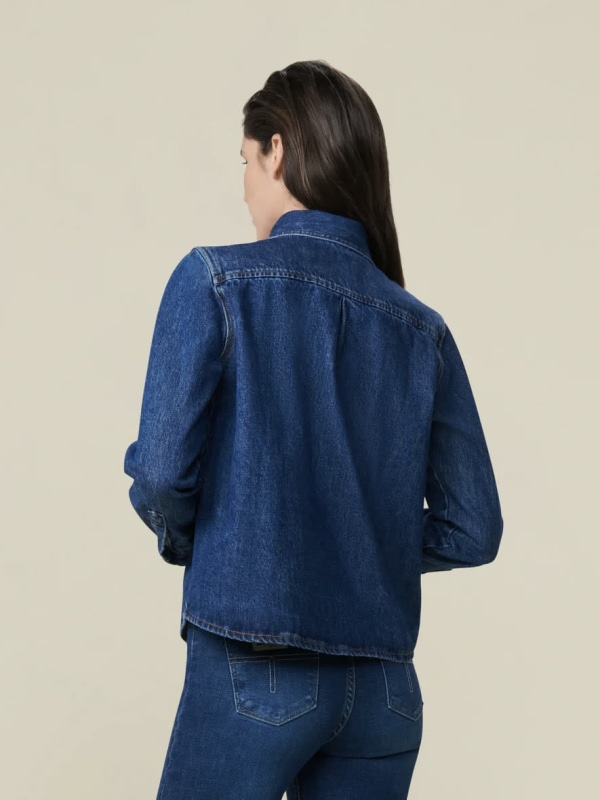 Isa Dark Shirt Piedra Wash