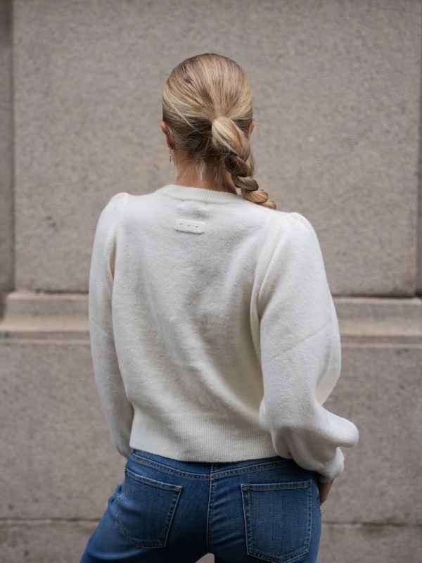 Anna Wool Cardigan Ivory