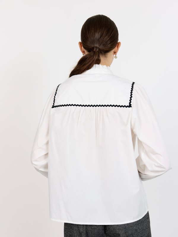 Otto 2 Blouse Star White Combi