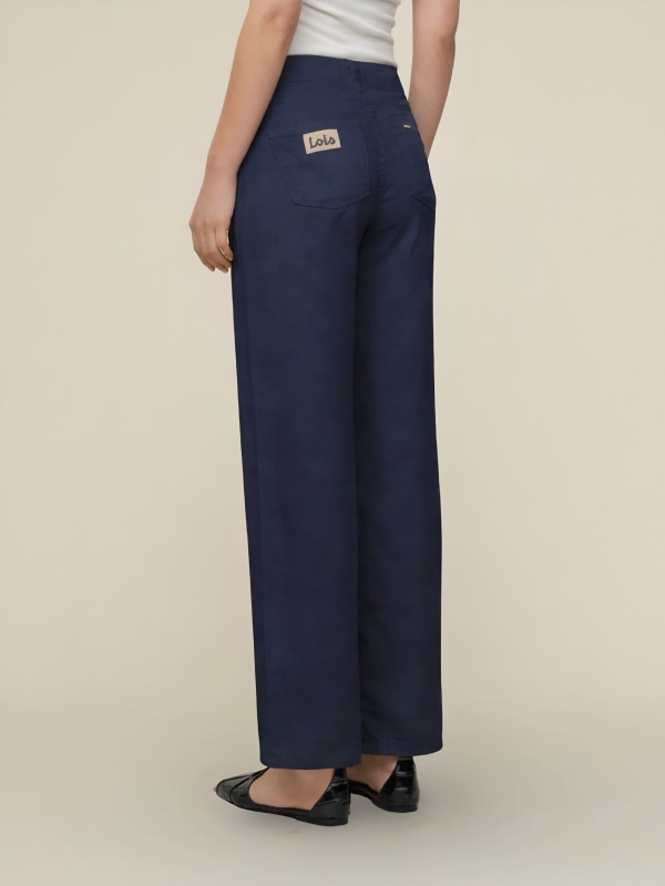Culotte Linen Summer Navy