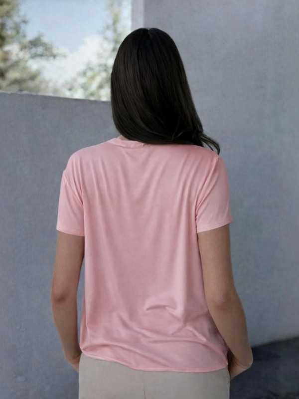 Gerbil top Dusty rose