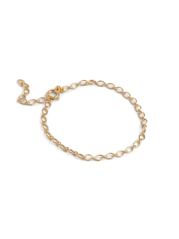 Bracelet, Simple Charm 925S/GP