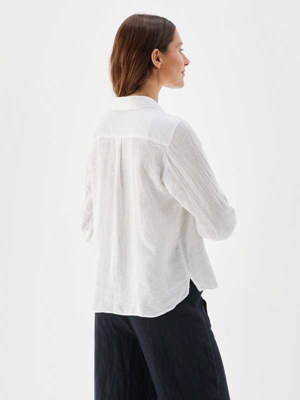 Nenne linen blouse White