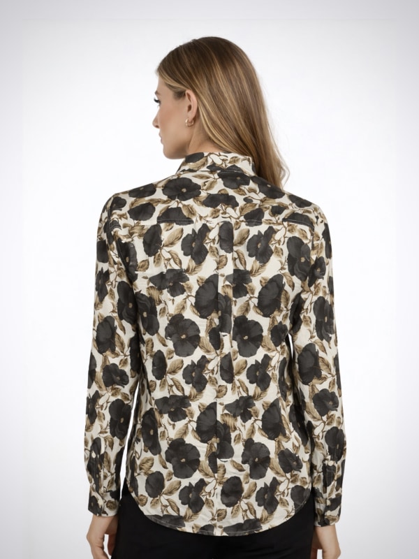 Siri Shirt Black pattern