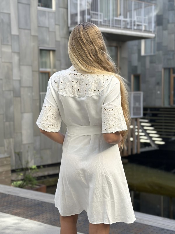 Gyra, knee dress Off White