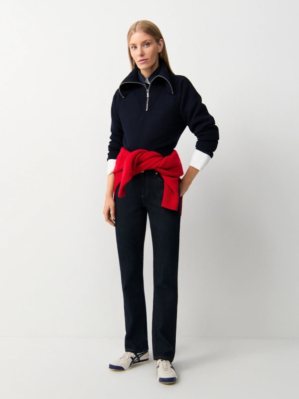 Piper Long Dark Blue Denim
