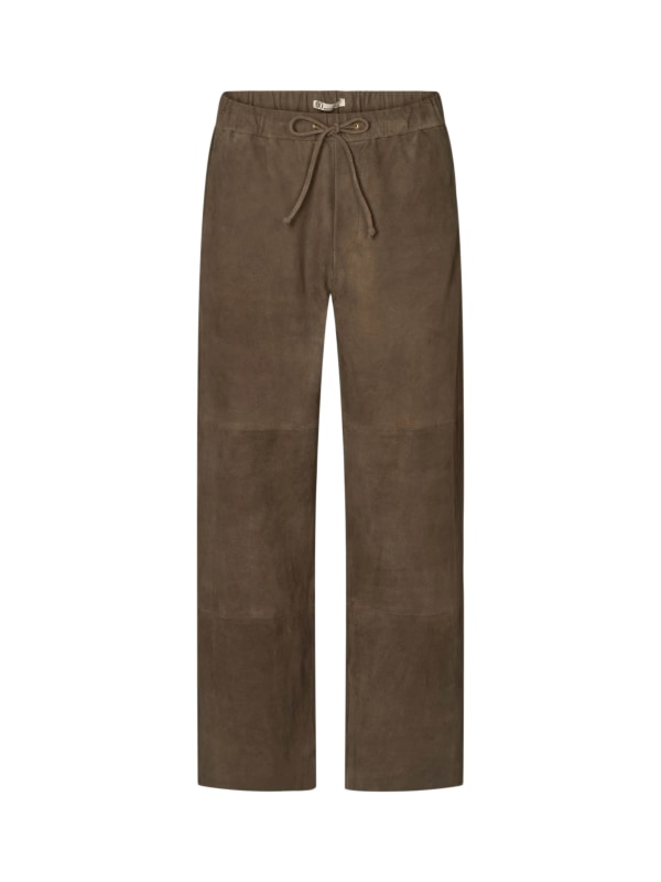 Ekola suede trousers Smoke