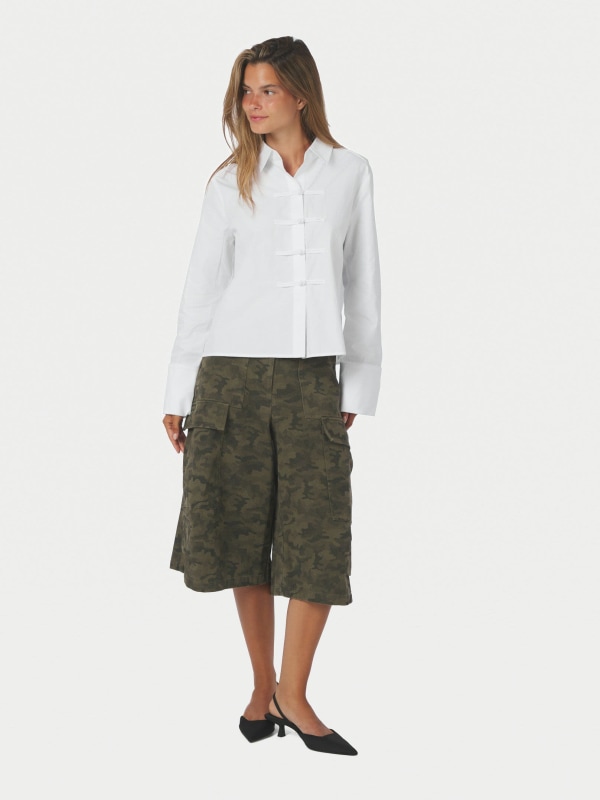 Cam Poplin Shirt Off White