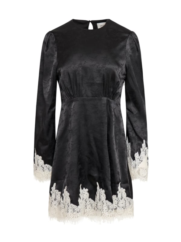 Signhild Mini Lace Dress Black