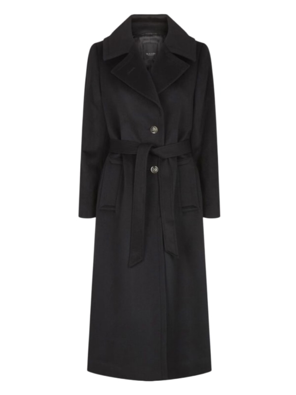 Clareta Long Coat Ebony black