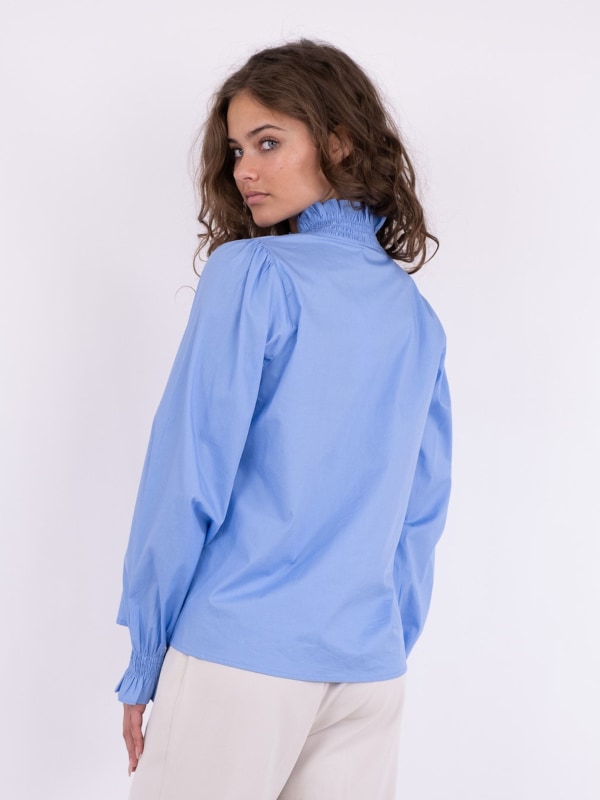 Brielle Solid Shirt Sky blue