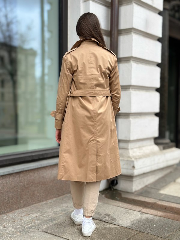 Flaka Midi Coat Beige