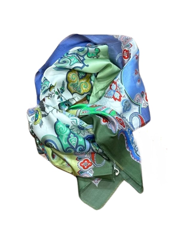 Raffaela Scarf green/blue