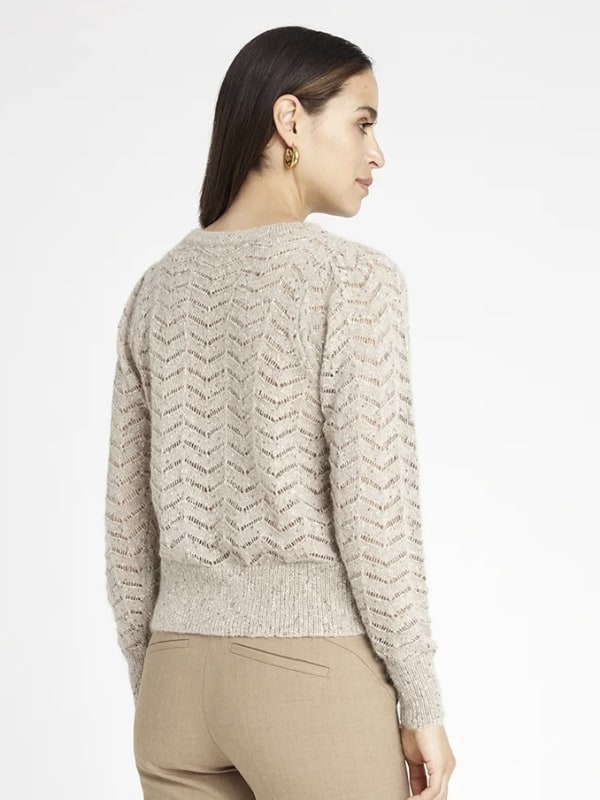 Shanne Knit Sweater white swan