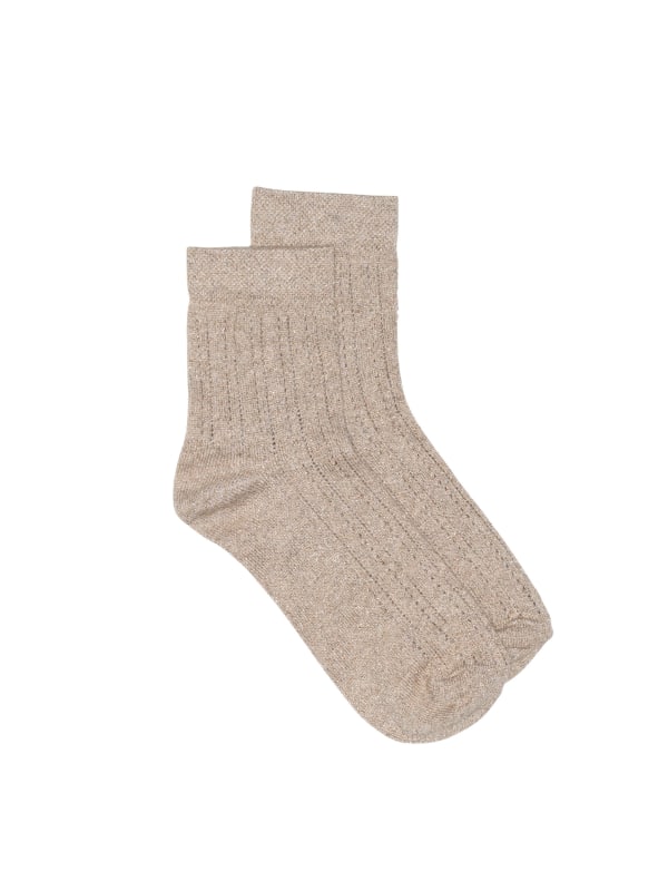 Adele Lurex Socks portabella