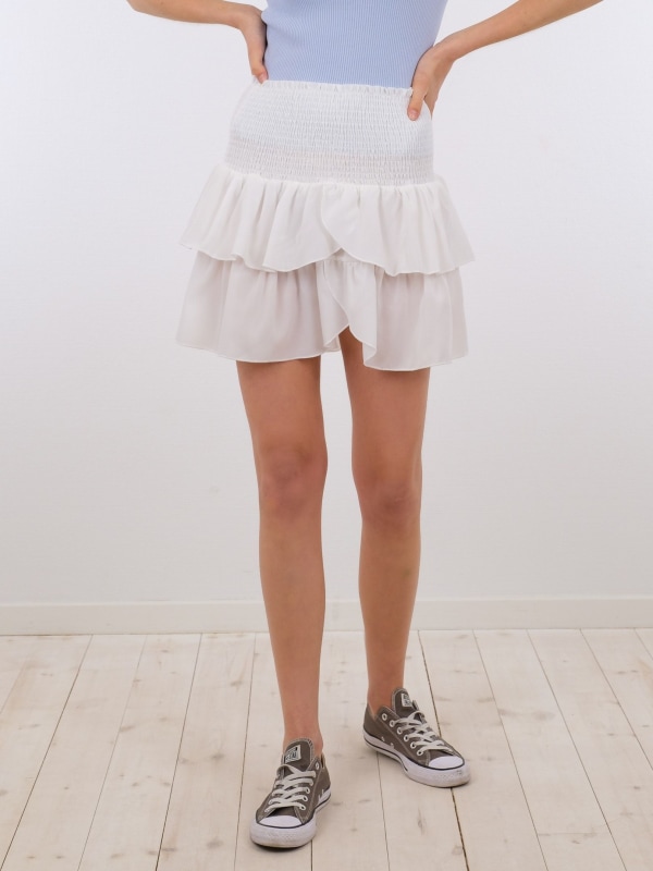 Carin R Skirt White