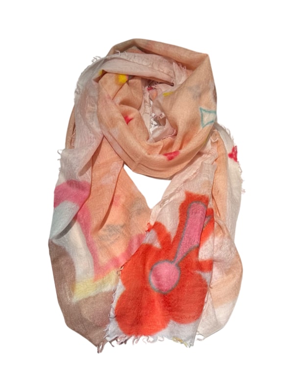 Pashmere Scarf Rose ONE