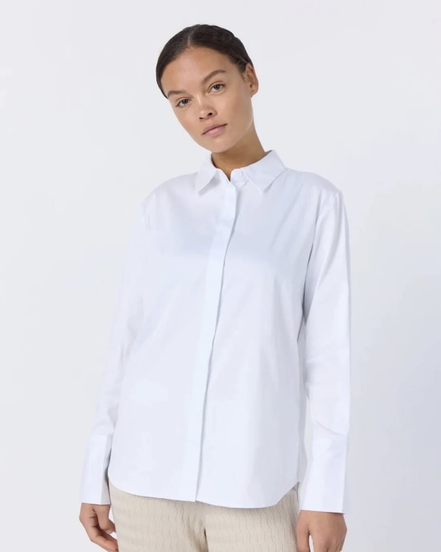 Isla Solid 7 Shirt White