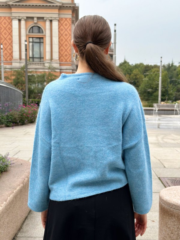 Svera Knit Sweater Sky Diver