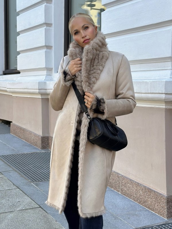 Beau Coat Taupe