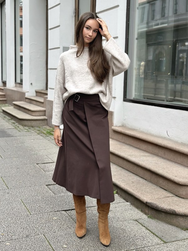 Skirt A14 Brown