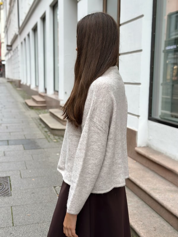 Svera Knit Sweater beige melange