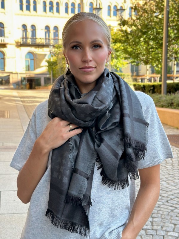 Platinum Scarf Dark Grey