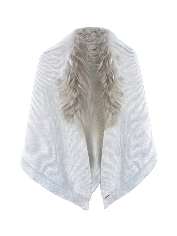 Gloria Fur Scarf Sand