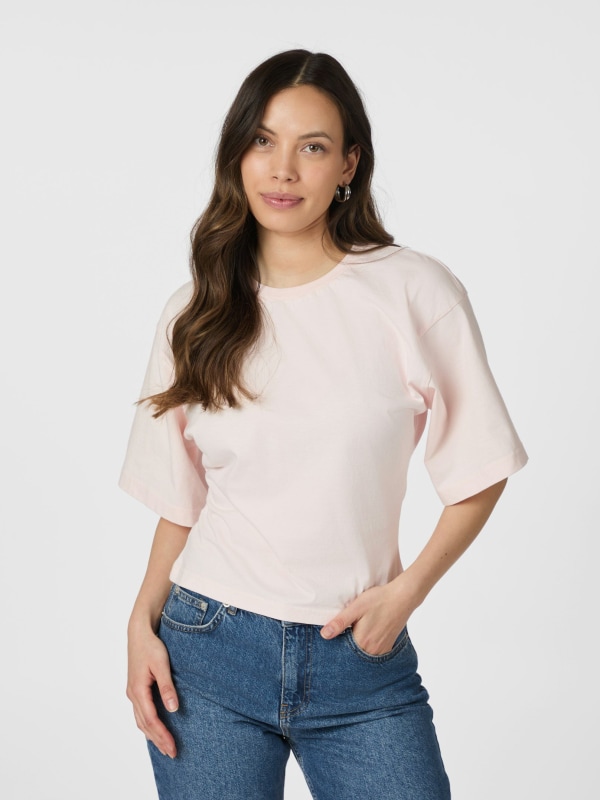 Asha Boxy Tee Light pink