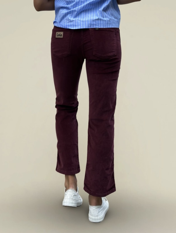 Malena-F Micro Cord Soft Cabernet