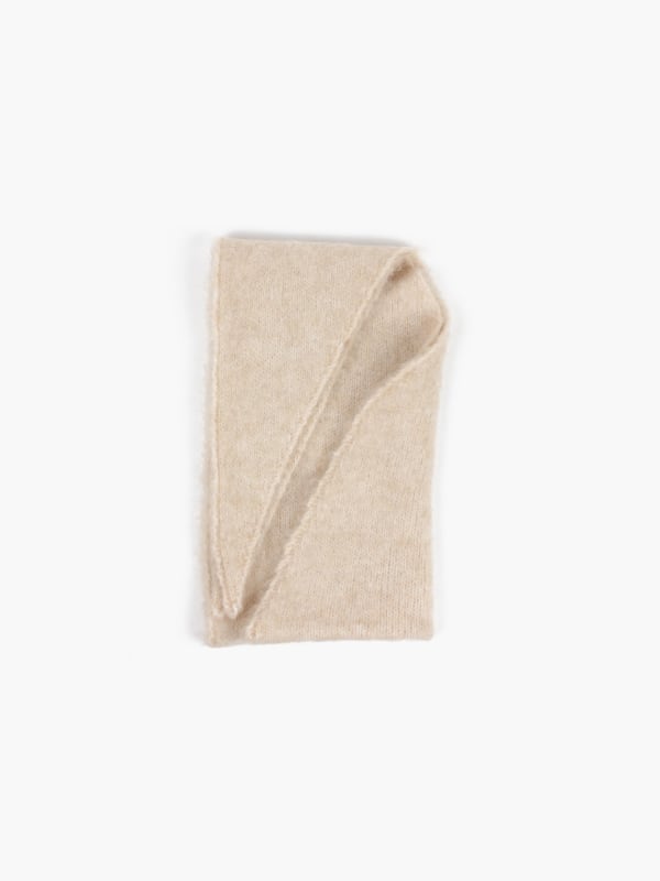 Mohair Triangel Skjerf Sand