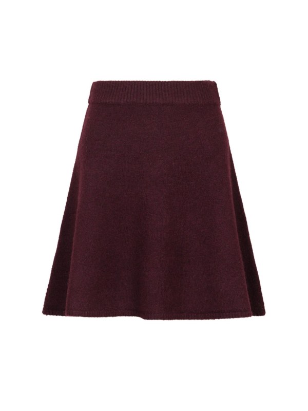 Gisa Knit Skirt Wine